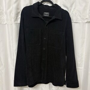 Todd Snyder Corduroy Overshirt Button Up Shirt Black XL